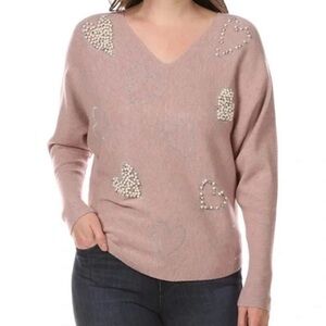 Liv 🩷 Embellished Women's Sweater